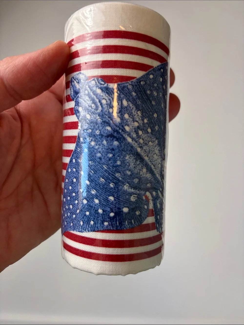 Bundle 2/$30! NEW 50-pack Disposable Cotton Napkins Aquatic Patriotic
